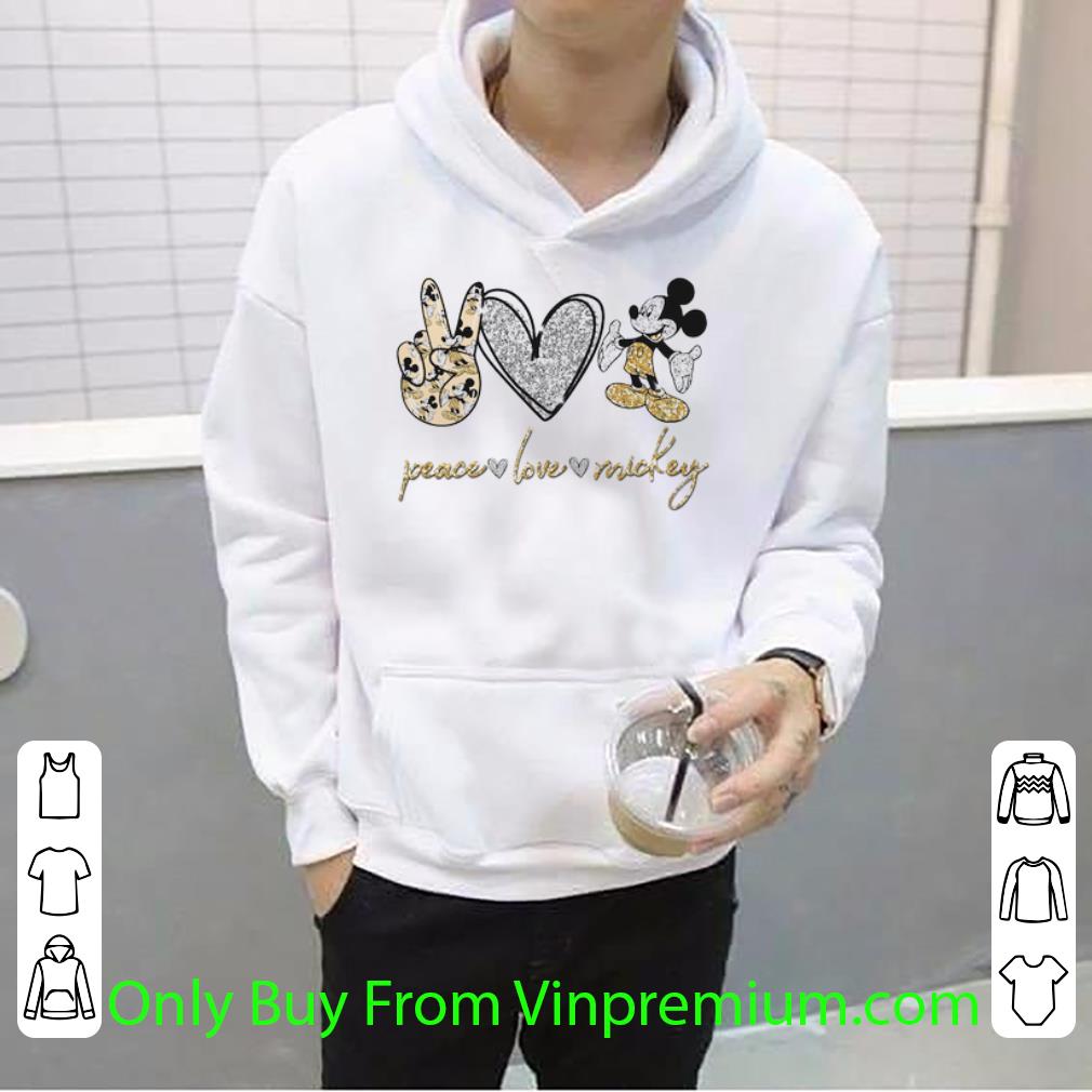 39e560a3 great peace love mickey mouse shirt 4 - Great Peace Love Mickey Mouse shirt
