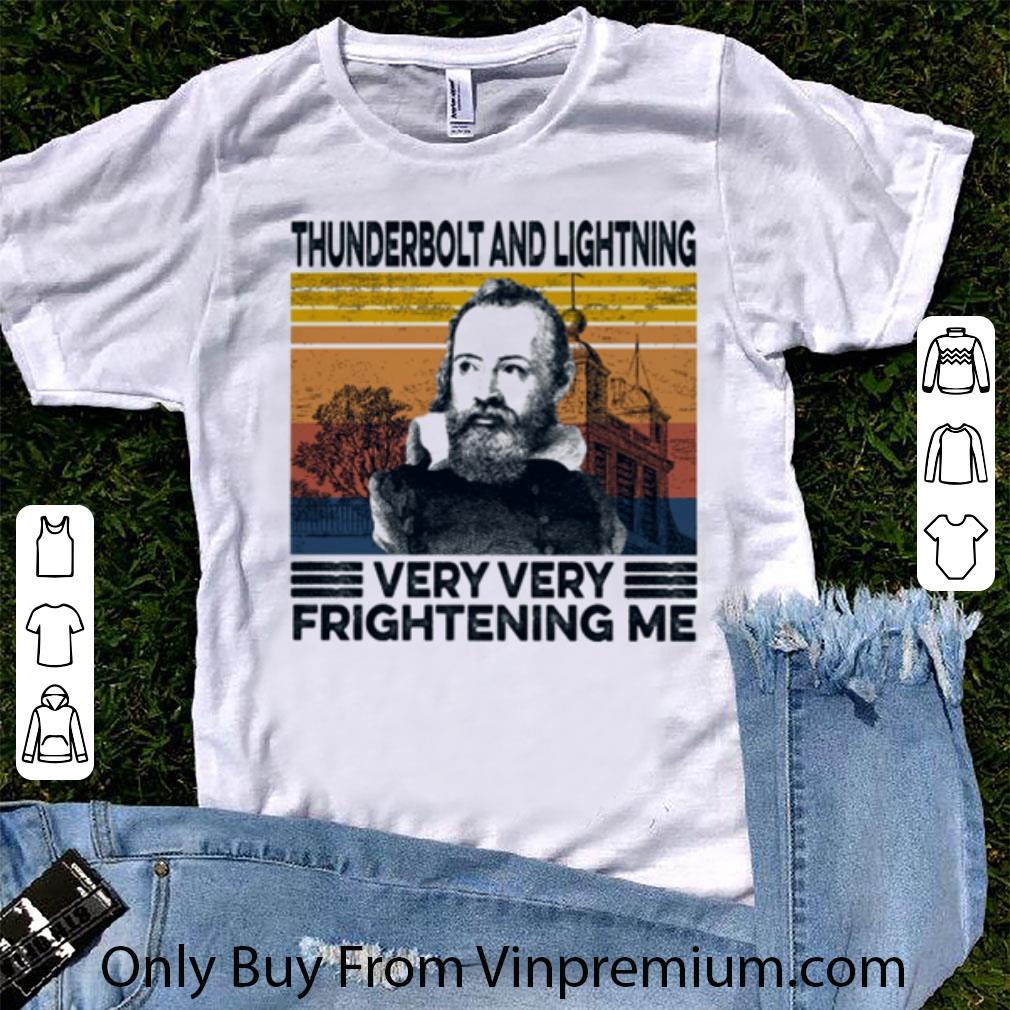 Official Vintage Thunderbolt And Lighting Very Very Frightening Me shirt