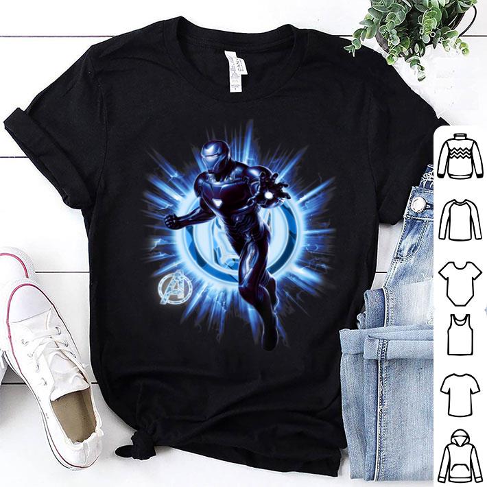 Avengers Endgame Iron Man Blast Graphic Shirt