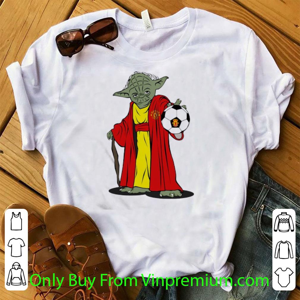 Top Star Wars Master Yoda Football Manchester United shirt