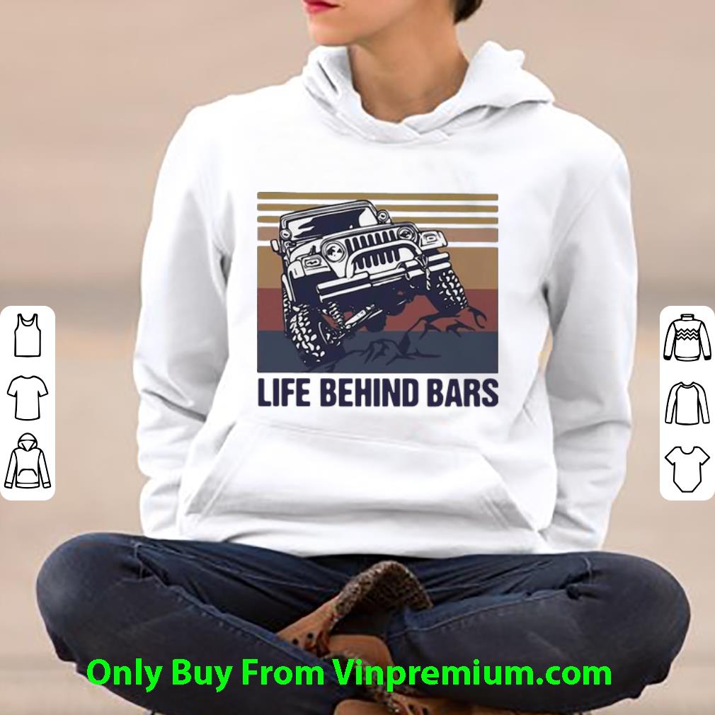 69191b52 great vintage jeep life behind bars shirt 4 - Great Vintage Jeep Life Behind Bars shirt