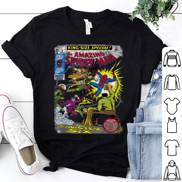 Spider Man Sinister Six Comic Graphic Shirt