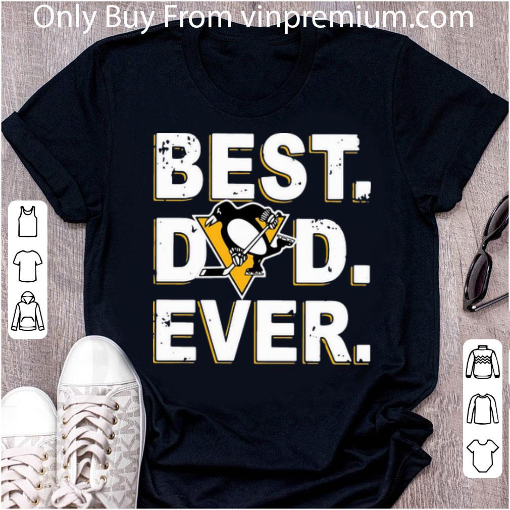 Premium Pittsburgh Penguins Best Dad Ever Father's Day shirt