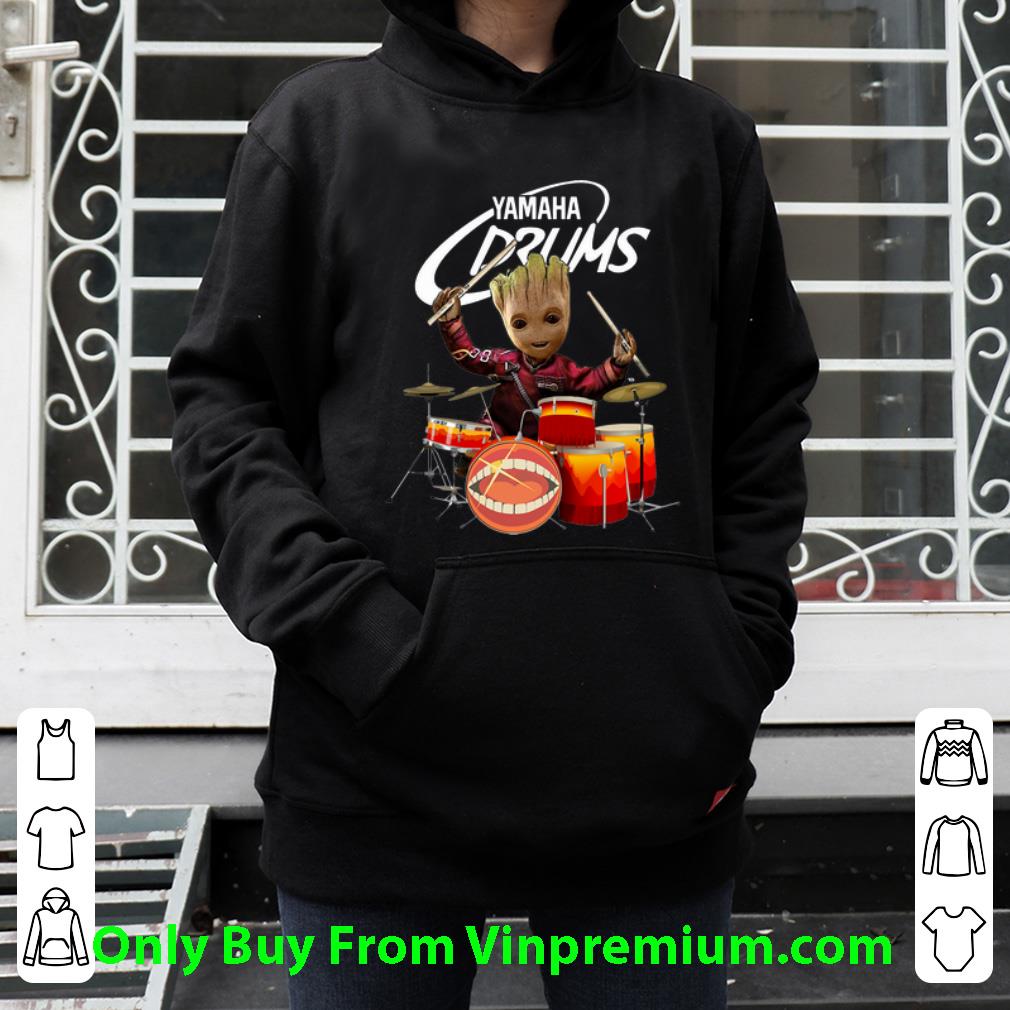8d5bc7dc nice yamaha drums baby groot show animal playing drum shirt 4 - Nice Yamaha Drums Baby Groot Show Animal Playing Drum shirt