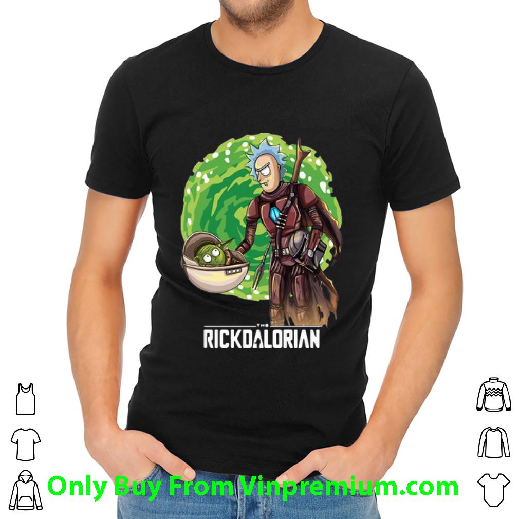 Awesome Rick And Morty Baby Yoda The Rickdalorian shirt