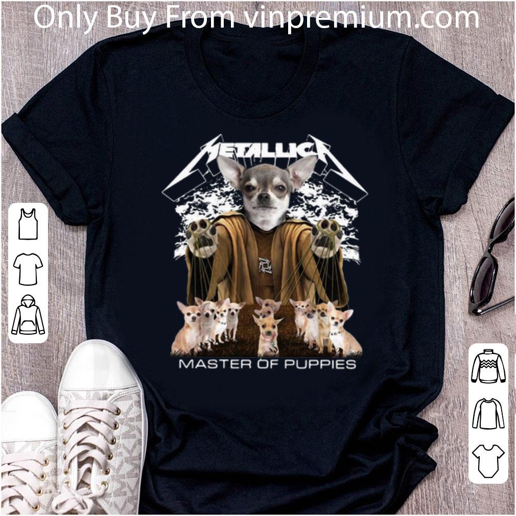 Original Chihuahuas Metallica Master Of Puppies Dog Lovers shirt