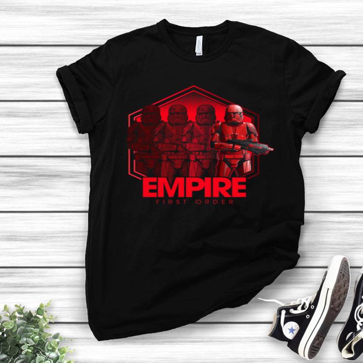 Star Wars The Rise Of Skywalker Empire First Order Red Sith Shirt