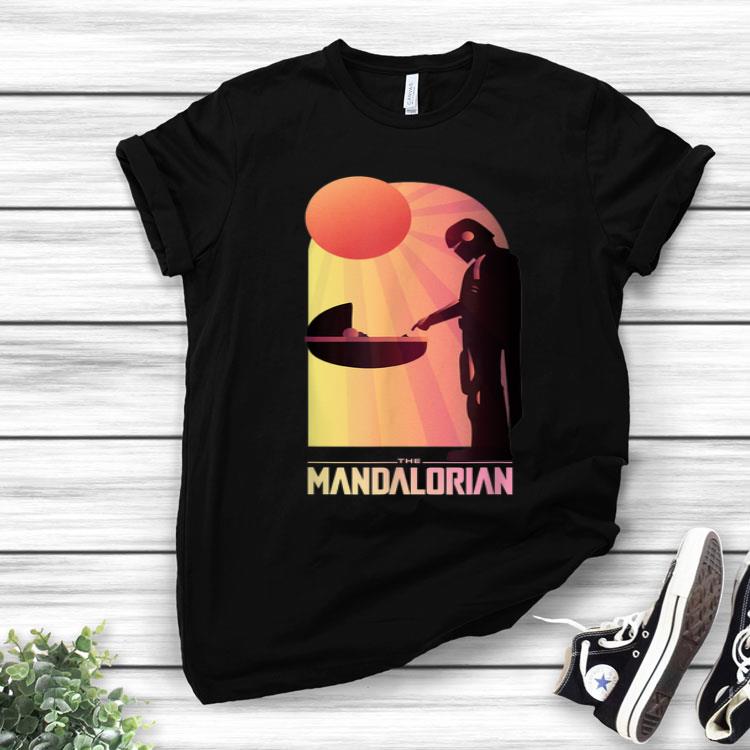 Star Wars The Mandalorian The Child Sunlight Silhouette Shirt