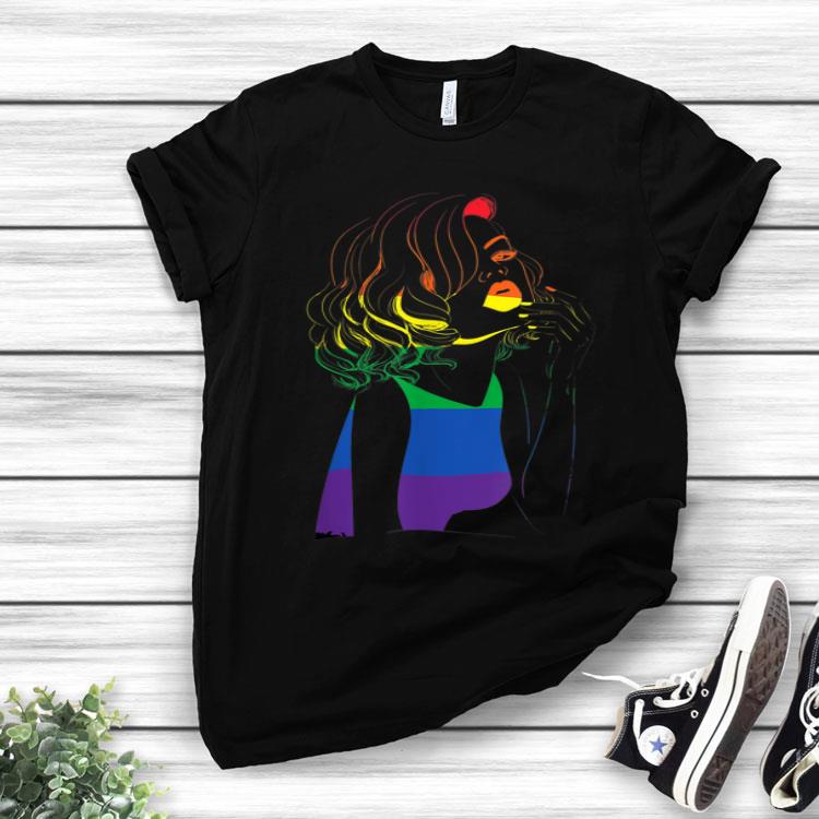 Confident Queer Lesbian Gay Homo LGBT Coming Out Rainbow Shirt