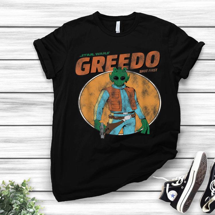 Star Wars Greedo Shot First Retro Shirt