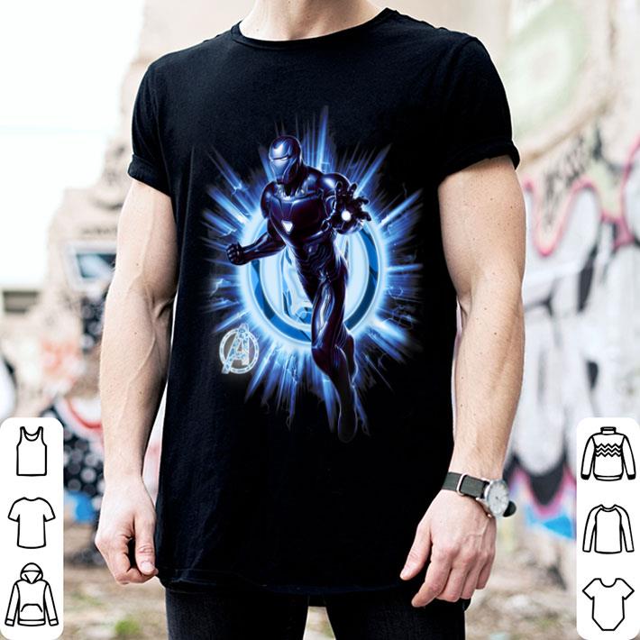 Avengers Endgame Iron Man Blast Graphic Shirt