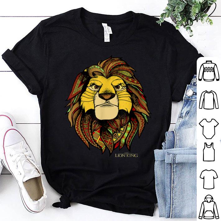 Lion King Geometric Colorful Simba Graphic Shirt