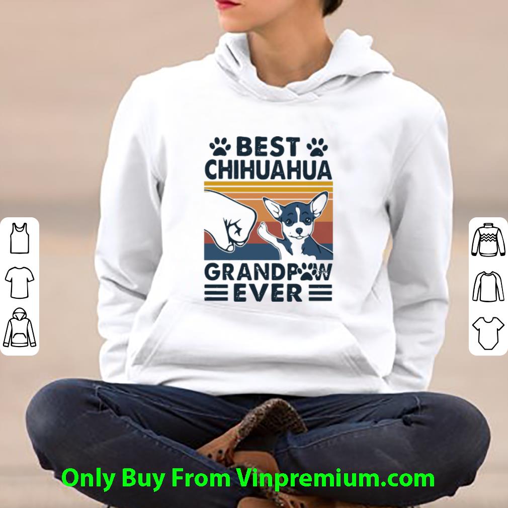 d0d0d3d2 top vintage best chihuahua grandpaw ever father s day shirt 4 - Top Vintage Best Chihuahua Grandpaw Ever Father's Day shirt