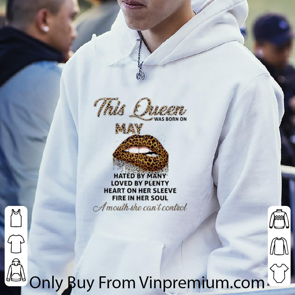 dac4de23 hot lips this queen was born in may a mouth she can t control shirt 4 - Hot Lips This Queen Was Born In May A Mouth She Can't Control shirt