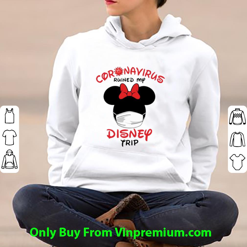 ecae7b33 nice coronavirus ruined my disney trip minnie mouse shirt 4 - Nice Coronavirus Ruined My Disney Trip Minnie Mouse shirt