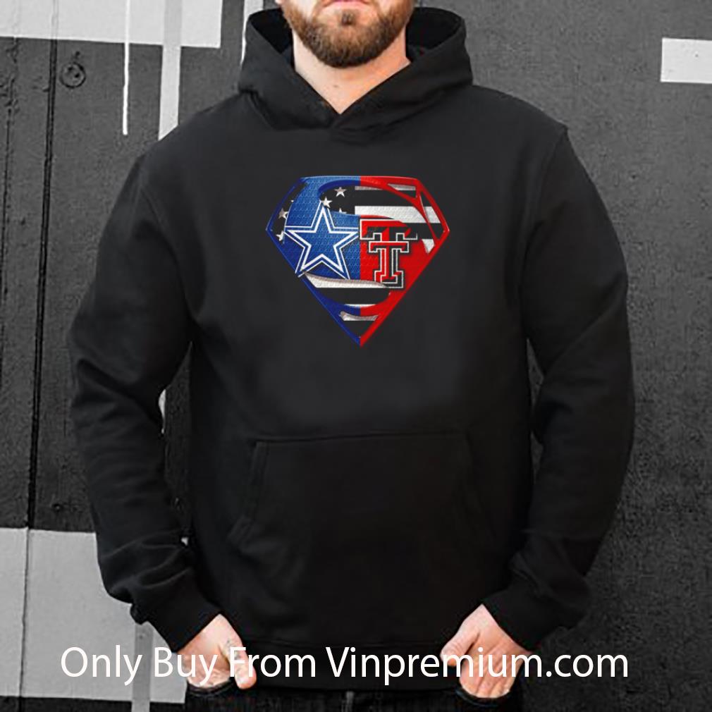 eddacd58 great dallas cowboys and texas tech red raiders inside superman shirt 4 - Great Dallas Cowboys And Texas Tech Red Raiders Inside Superman shirt