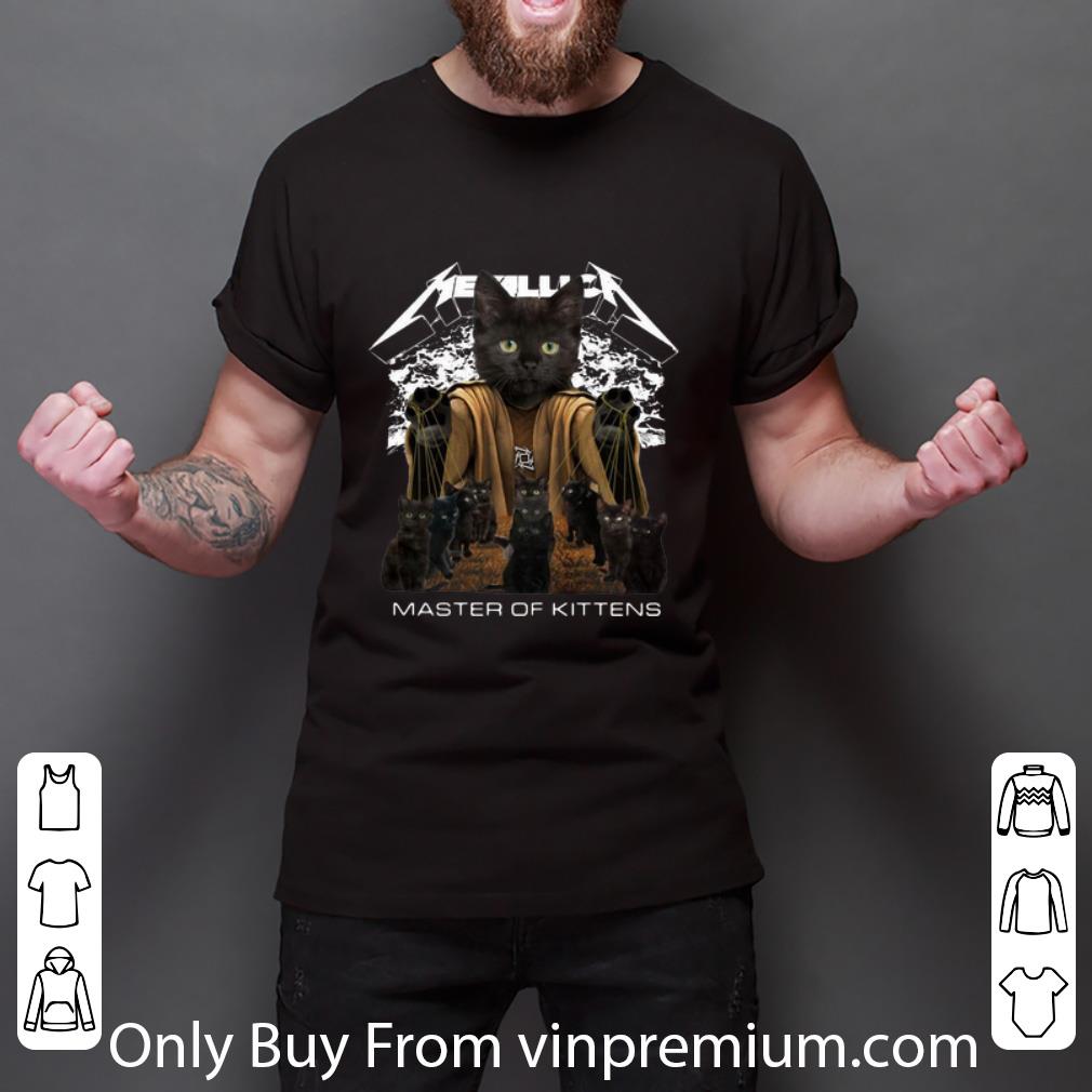 Great Metallica Black Cats Master Of Kittens Cat Lovers shirt