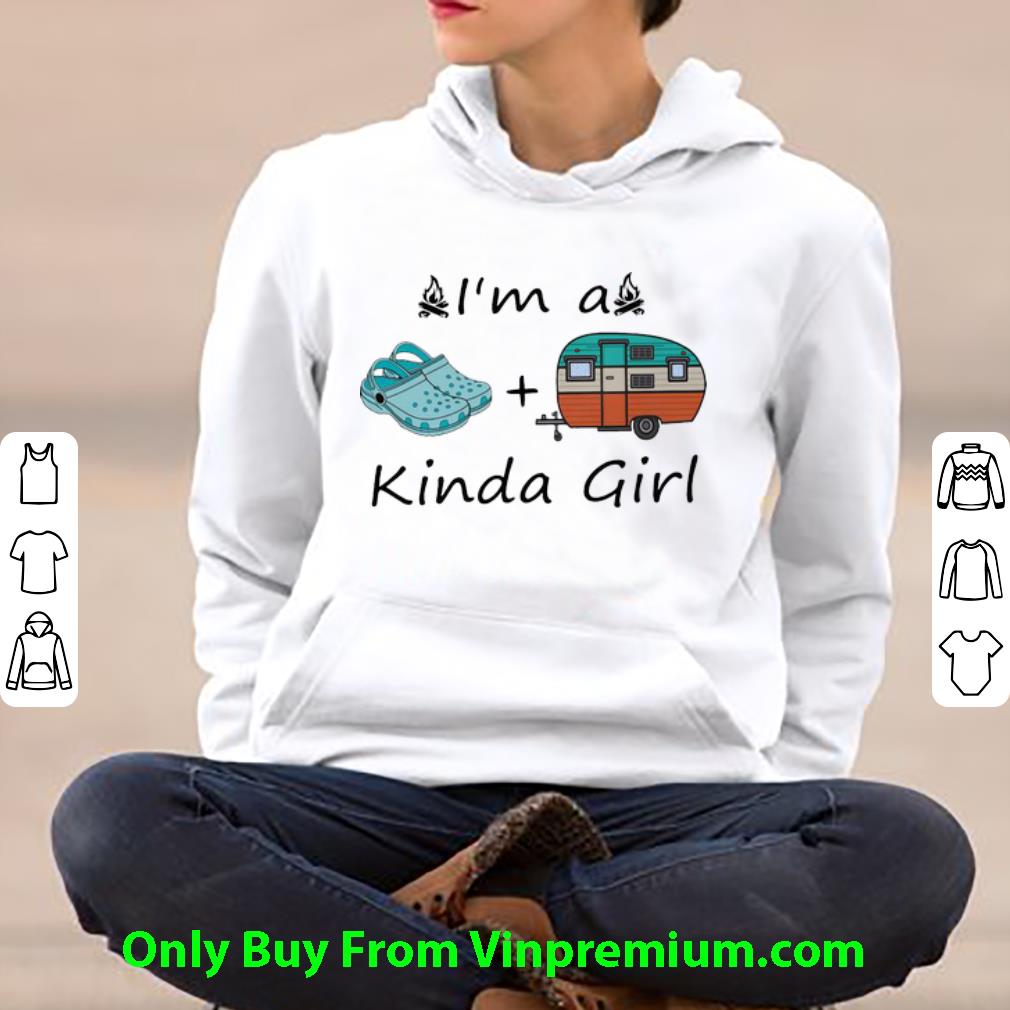 09fd3c70 awesome i m a crocs and camping kinda girl shirt 4 - Awesome I'm A Crocs And Camping Kinda Girl shirt
