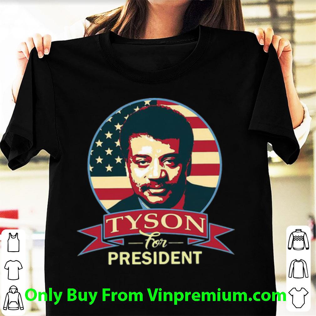 Top Tyson For President American Flag shirt