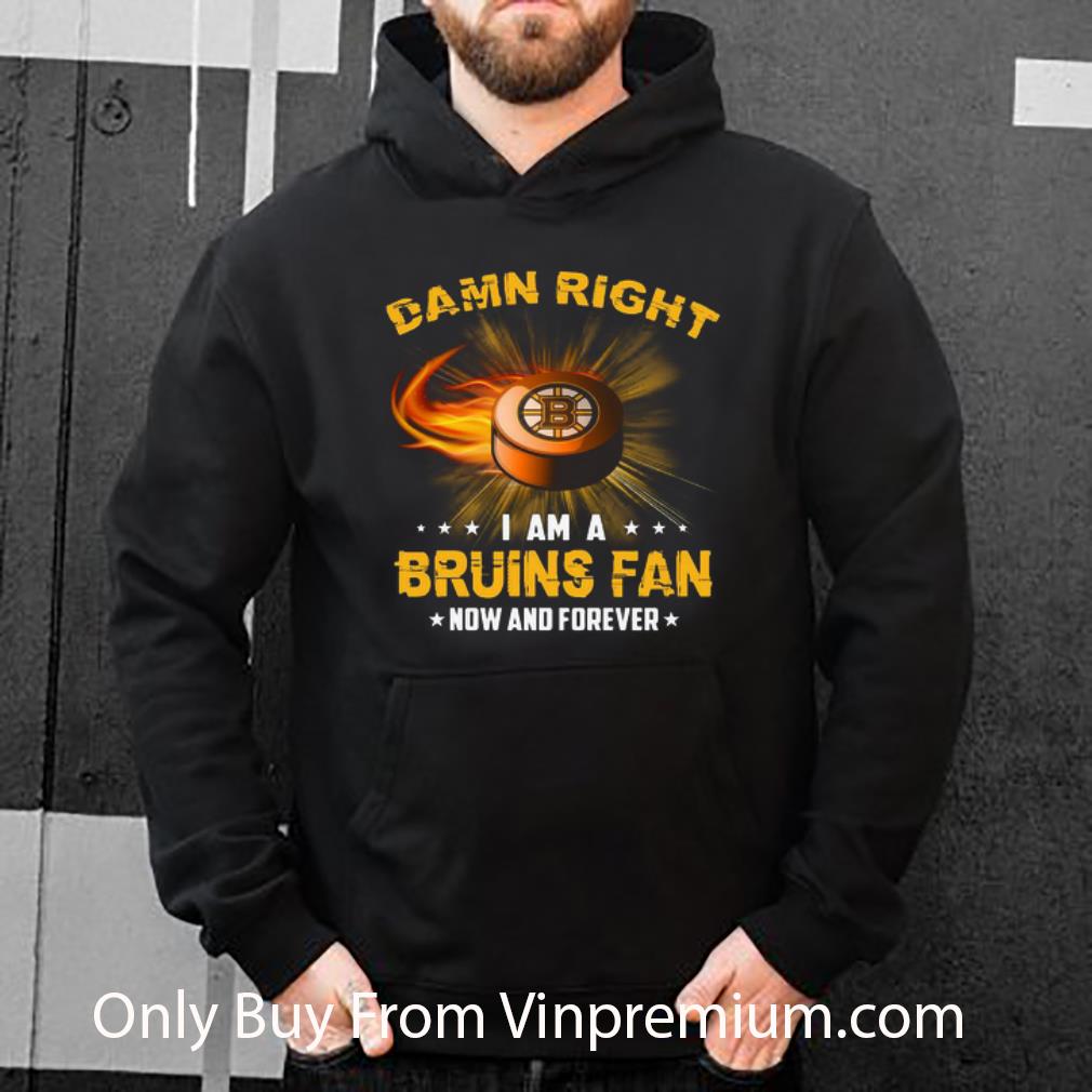 2cc45a3e pretty damn right i am bruins fan now and forever boston bruins shirt 4 - Pretty Damn Right I Am Bruins Fan Now And Forever Boston Bruins shirt