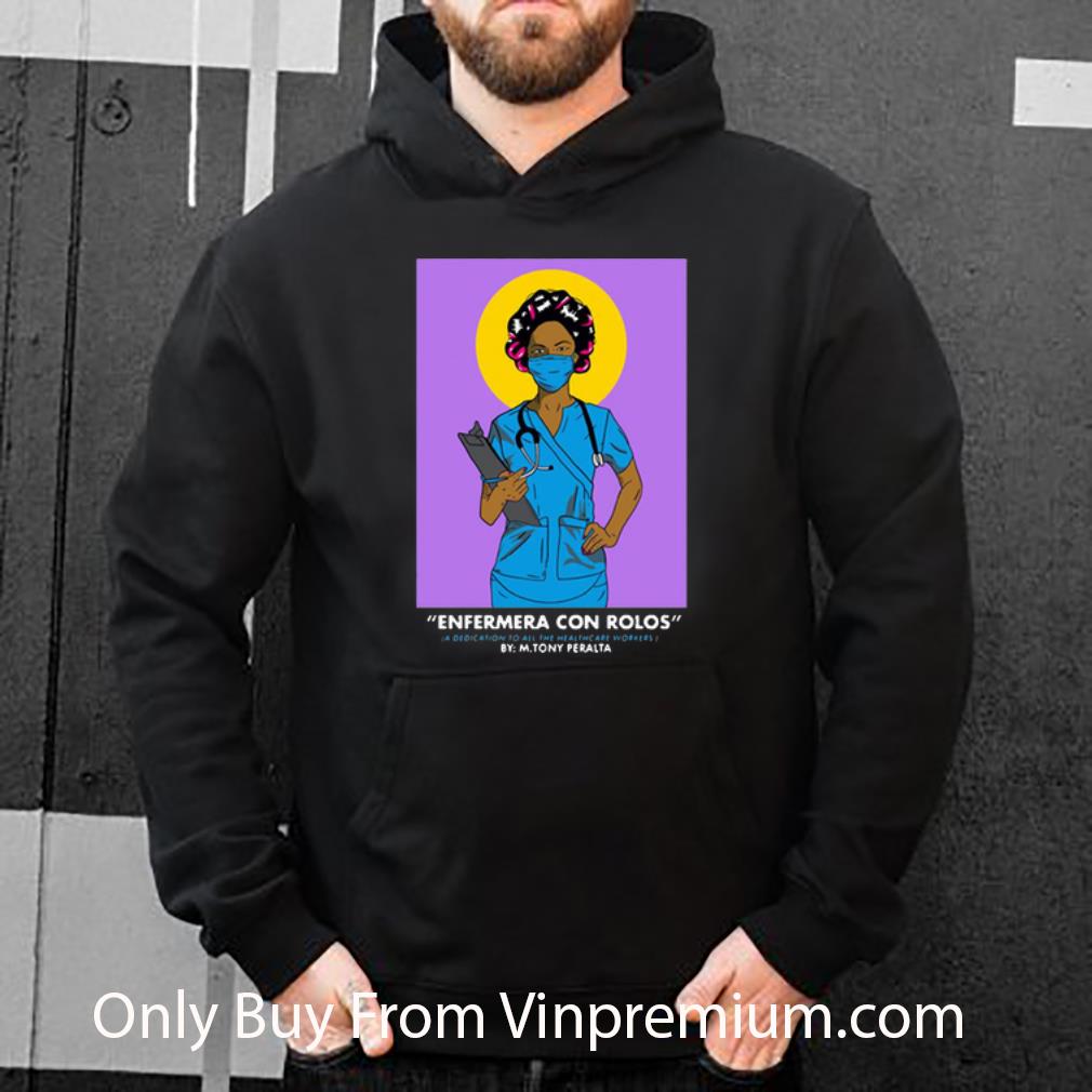 45fd86f8 original enfermera con rolos black nurse shirt 4 - Original Enfermera Con Rolos Black Nurse shirt