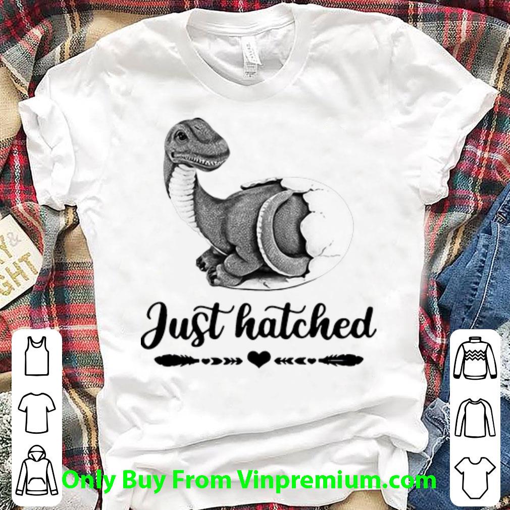 Hot Saurus Just Hatched Dinosaur shirt