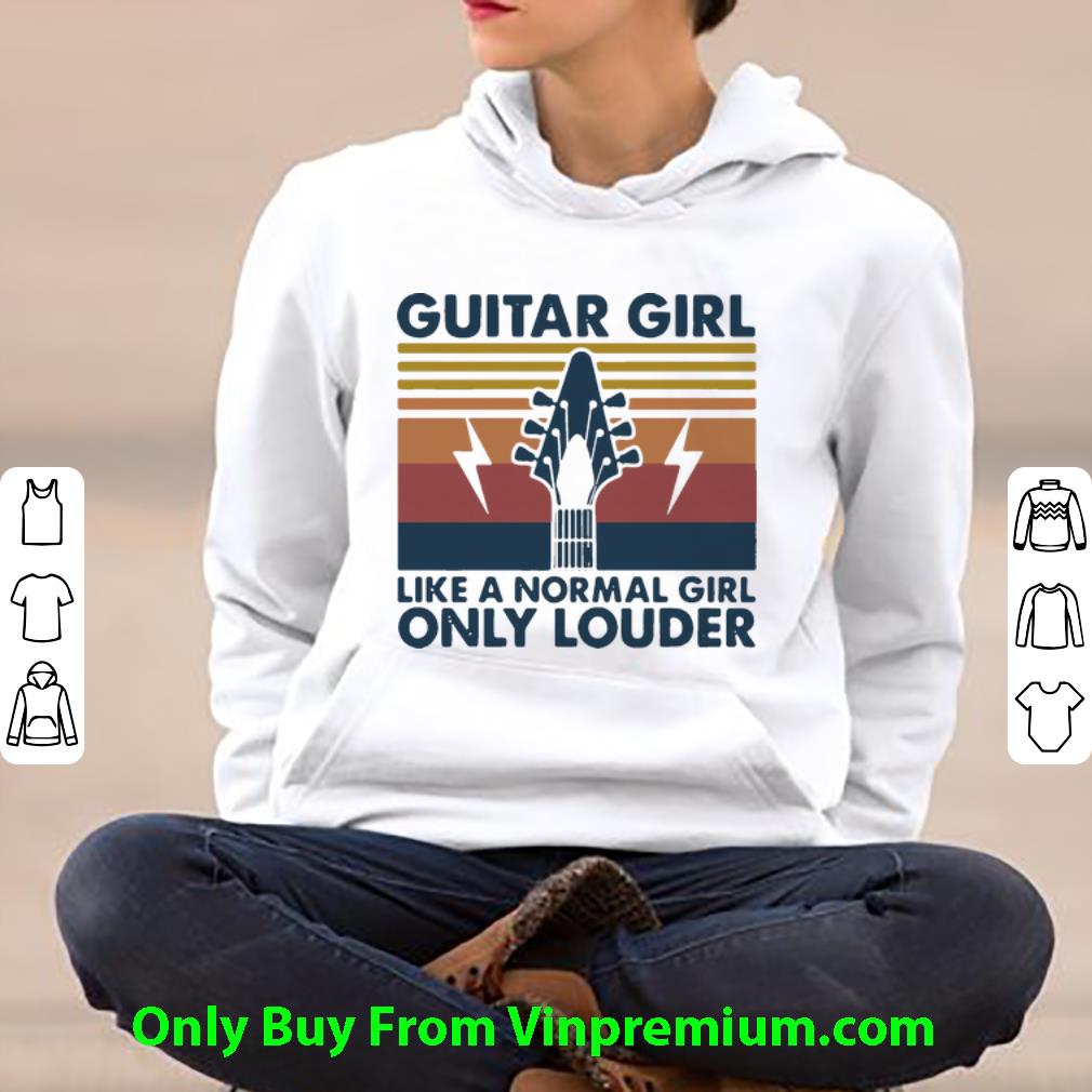 5a6f9613 official vintage bass guitar girl like a normal girl only louder shirt 4 - Official Vintage Bass Guitar Girl Like A Normal Girl Only Louder shirt
