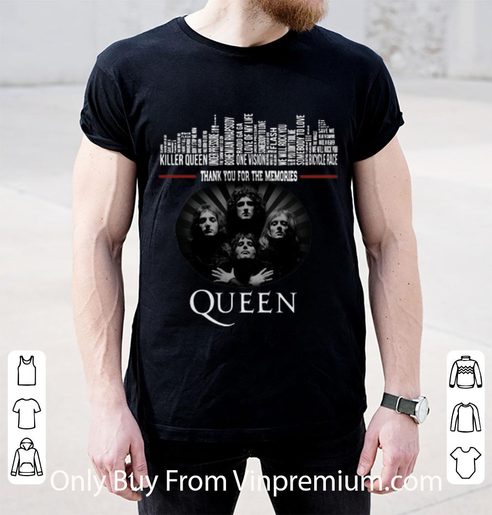 Nice Queen Albums Thank You For The Memories shirt