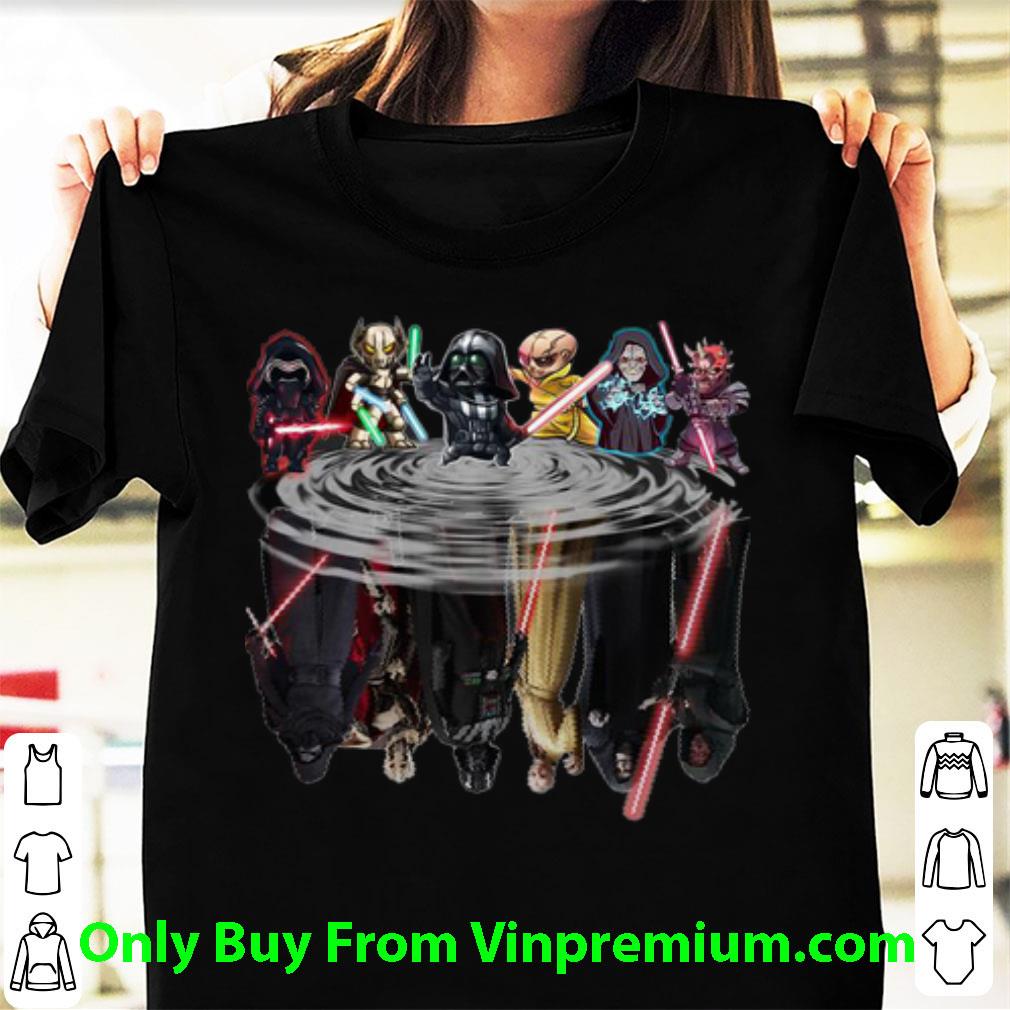 Nice Star Wars Darkside Characters Water Mirror Reflection shirt