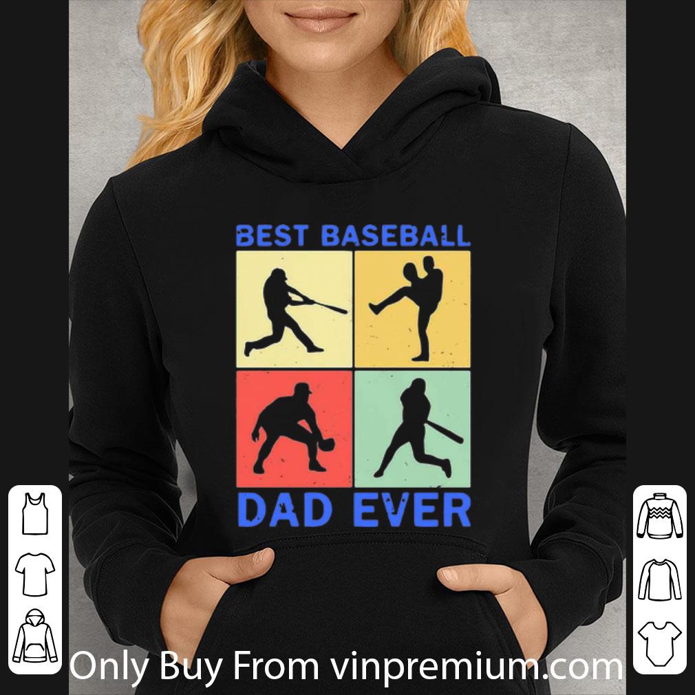 83f8faa5 hot vintage best baseball dad ever father s day shirt 4 - Hot Vintage Best Baseball Dad Ever Father's Day shirt