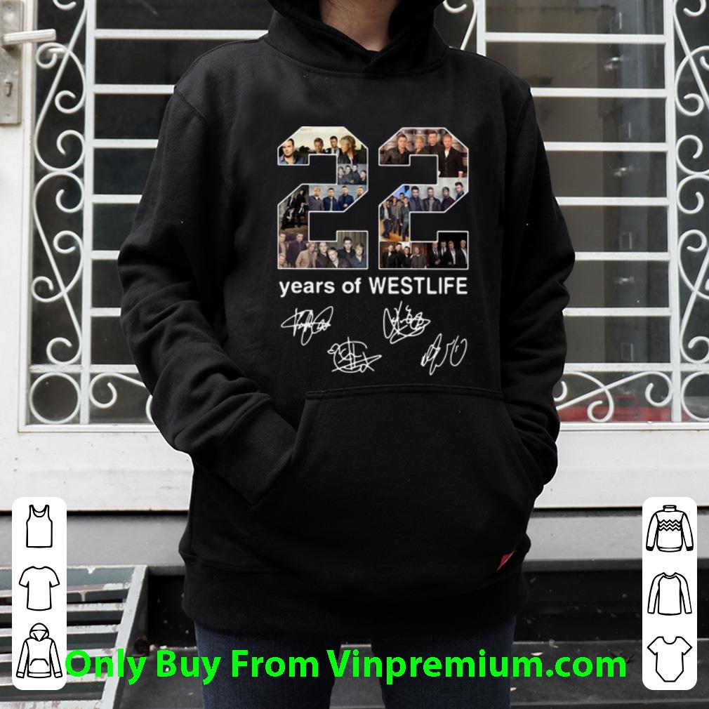 Premium 22 Years Of Westlife Signatures shirt 889c1ffe premium 22 years of westlife signatures shirt 4 - Premium 22 Years Of Westlife Signatures shirt