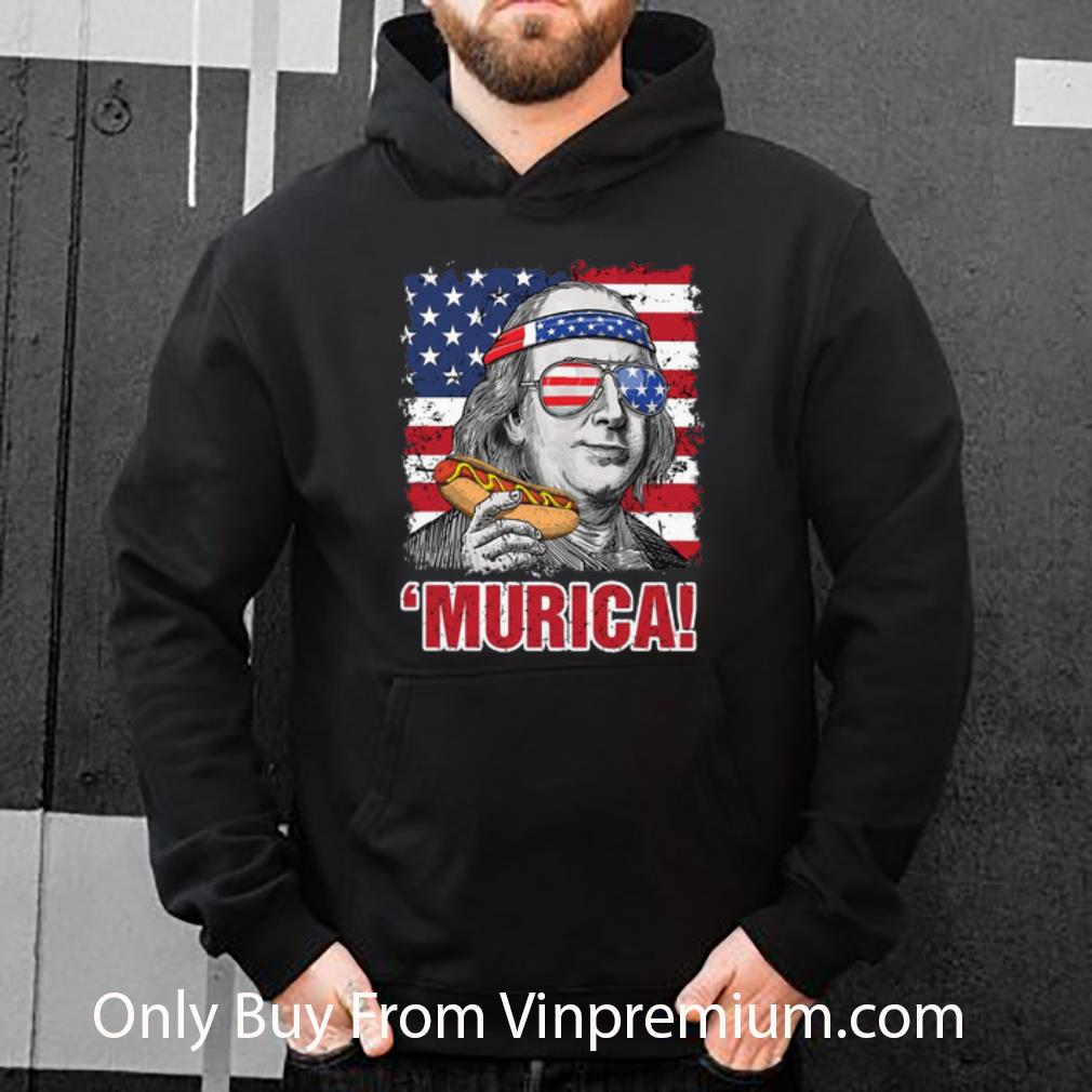 93362379 nice benjamin franklin murica independence day american flag shirt 4 - Nice Benjamin Franklin Murica Independence Day American Flag shirt