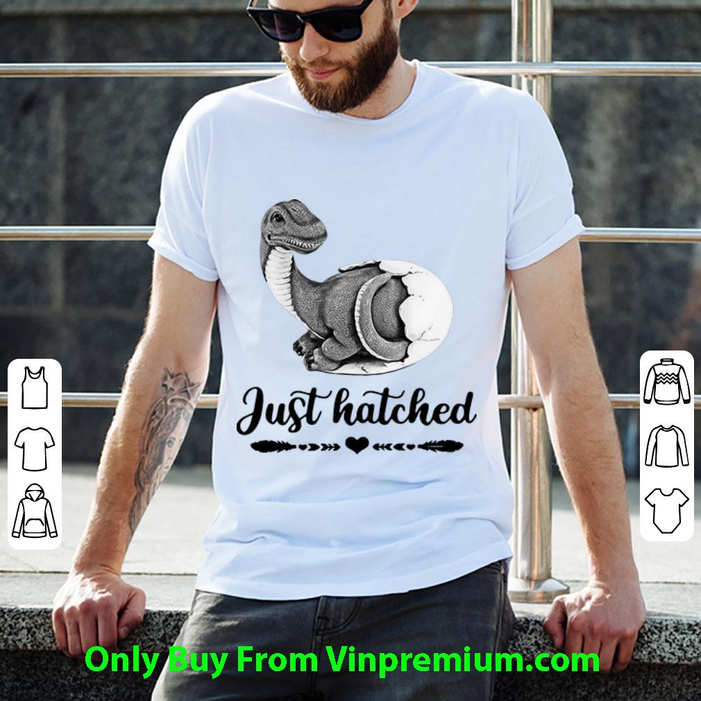 Hot Saurus Just Hatched Dinosaur shirt