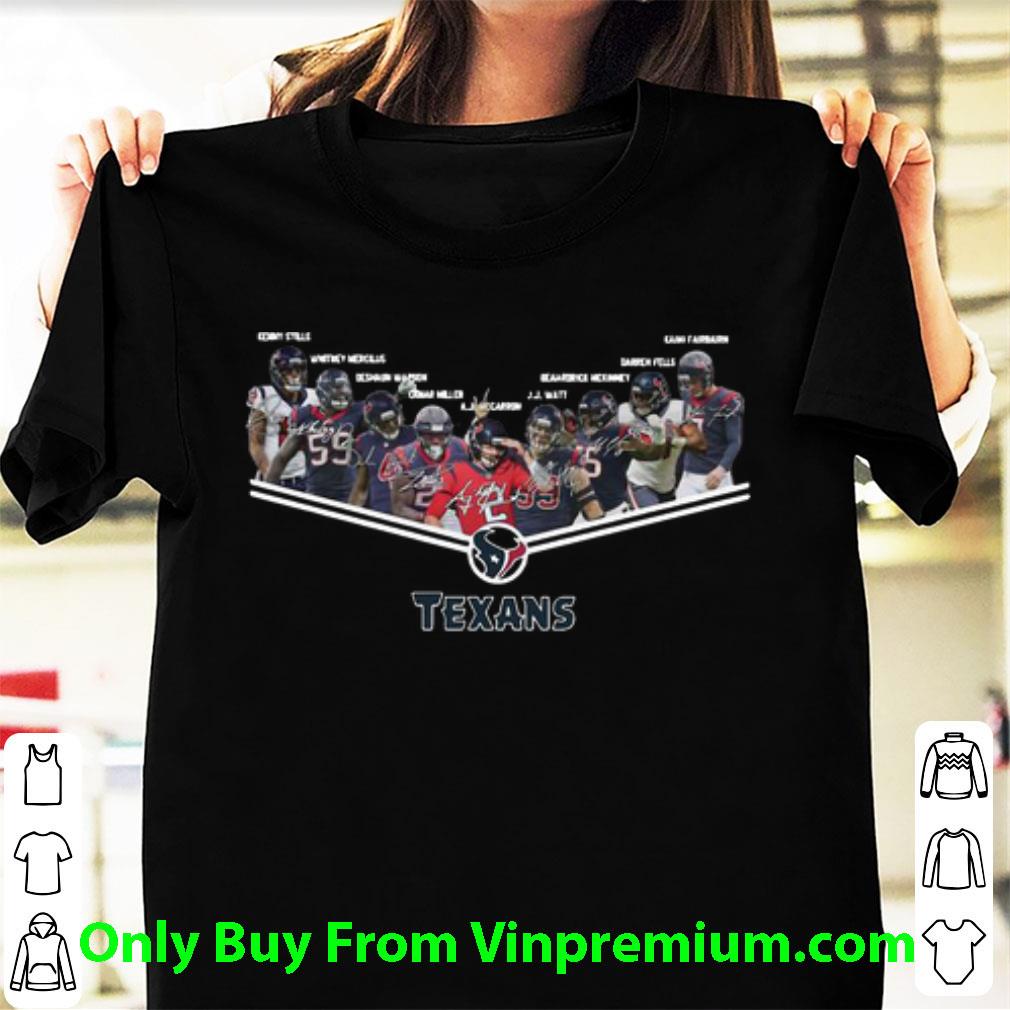 Nice Houston Texans Legends Signatures shirt
