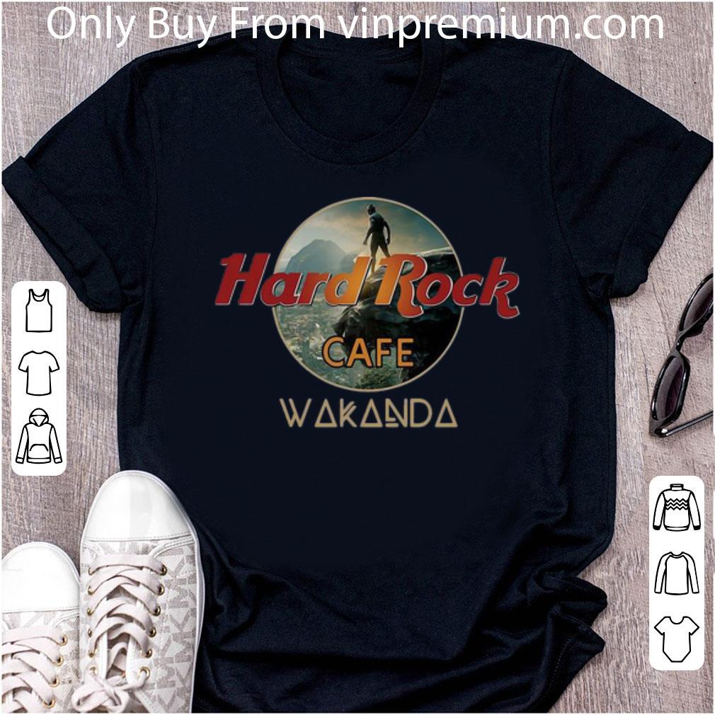 Nice Hard Rock Cafe Wakanda Black Panther shirt