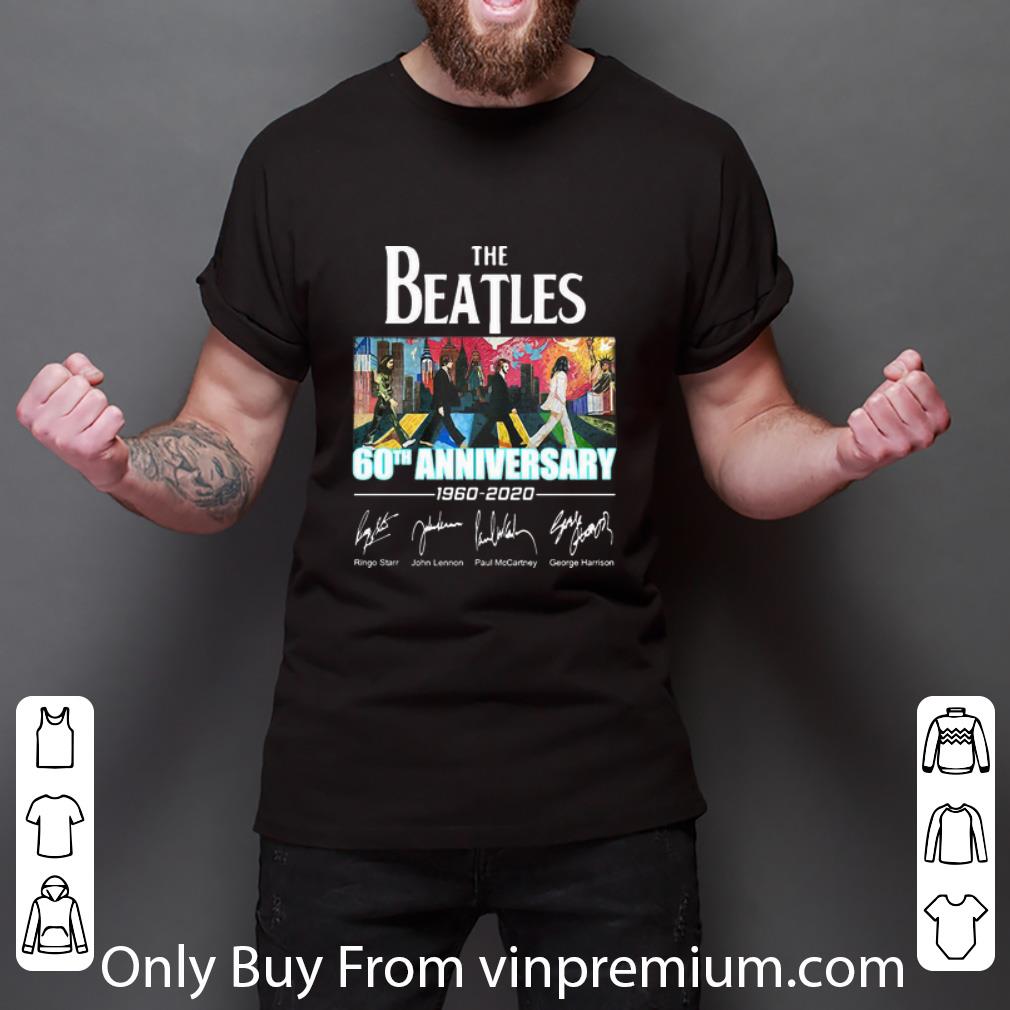 Original The Beatles 60th Anniversary 1960-2020 Signatures shirt