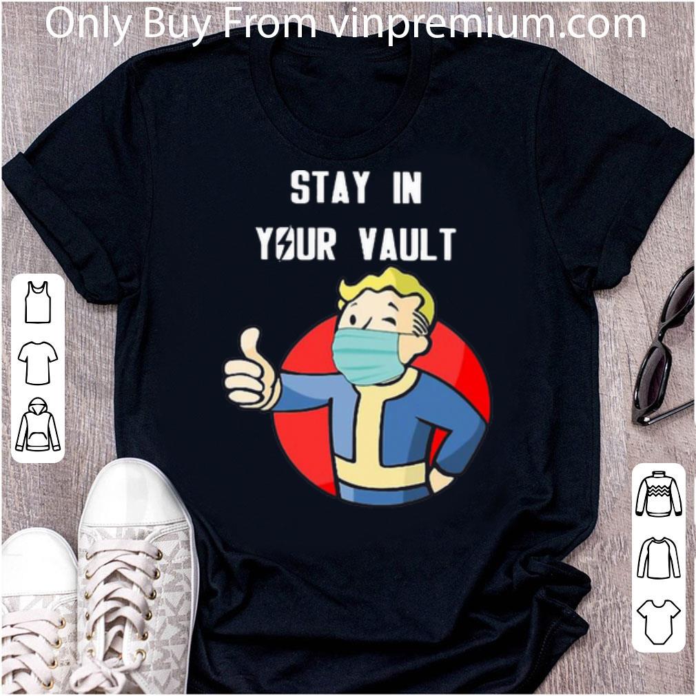 Official Stay In Your Vault Mask Social Distancing shirt