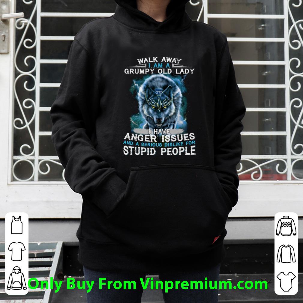 20fc6b68 top wolf walk away i am a grumpy old lady i have anger issues shirt 4 - Top Wolf Walk Away I Am A Grumpy Old Lady I Have Anger Issues shirt