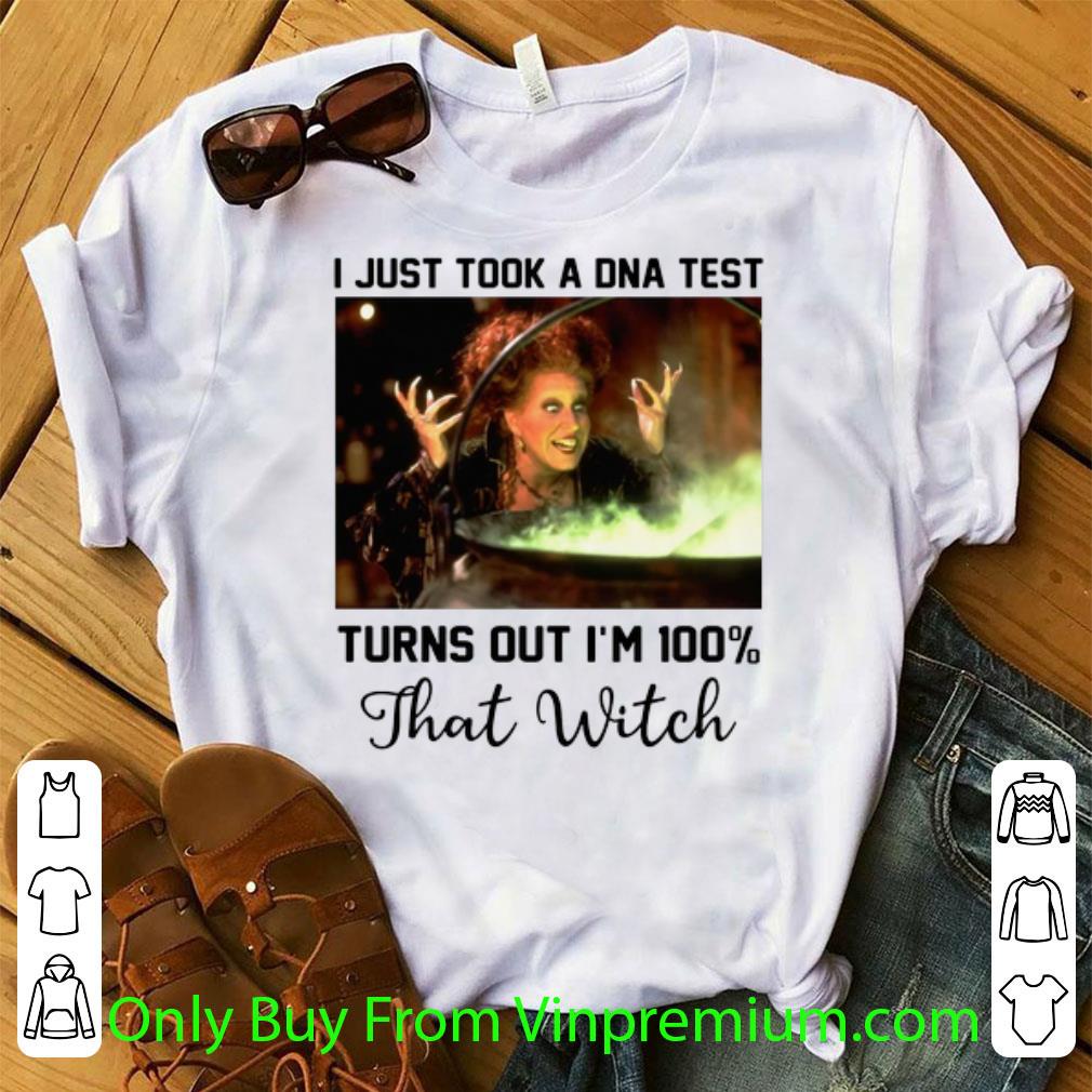 Awesome Winifred Sanderson I Just Took A Dna Test Turns Out I'm 100% shirt