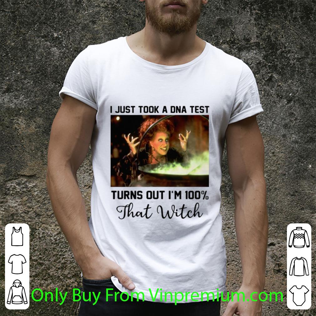 Awesome Winifred Sanderson I Just Took A Dna Test Turns Out I'm 100% shirt