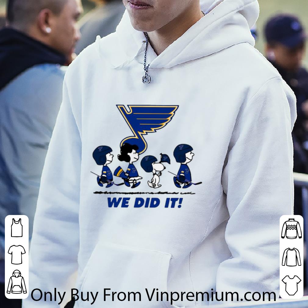 78a9e12b great peanuts st louis blues we did it shirt 4 - Great Peanuts St. Louis Blues We Did It shirt