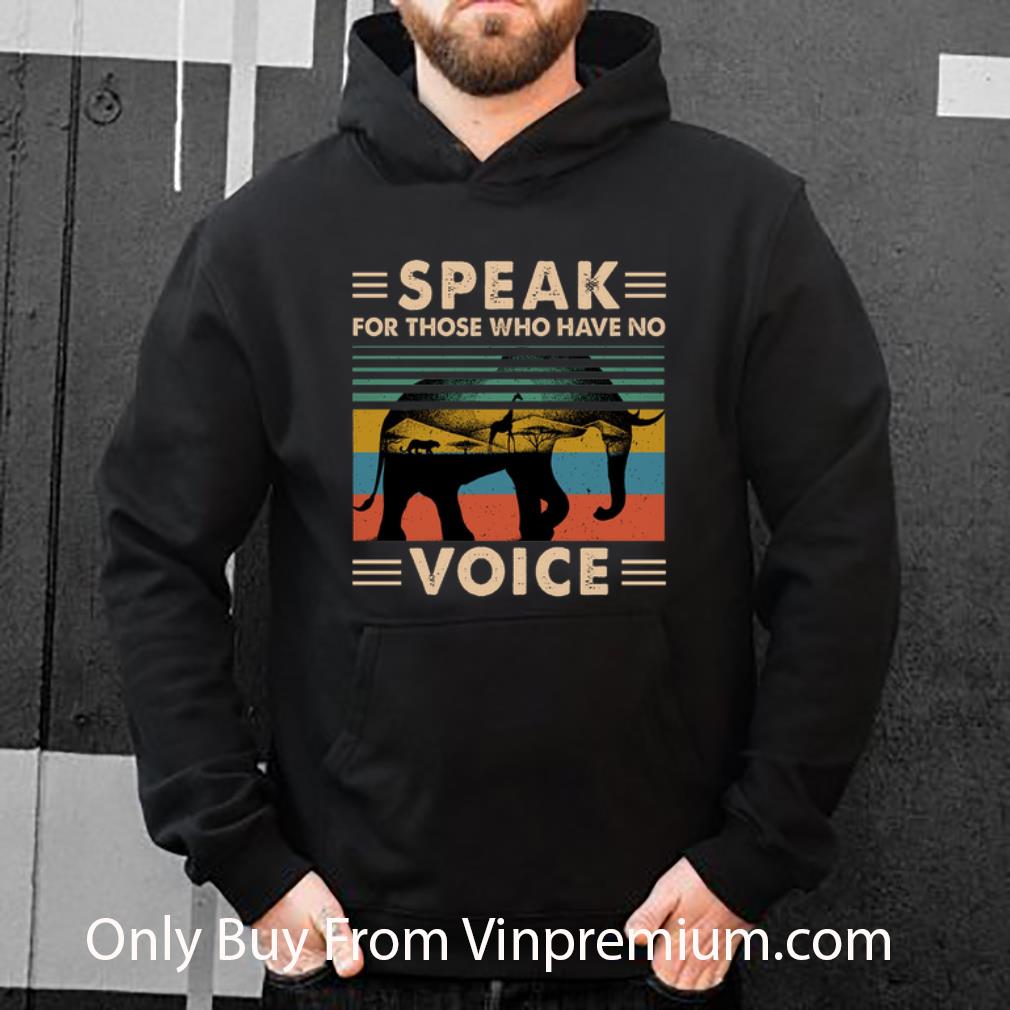 902ad47e premium elephant speak for those who have no voice vintage shirt 4 - Premium Elephant Speak For Those Who Have No Voice Vintage shirt