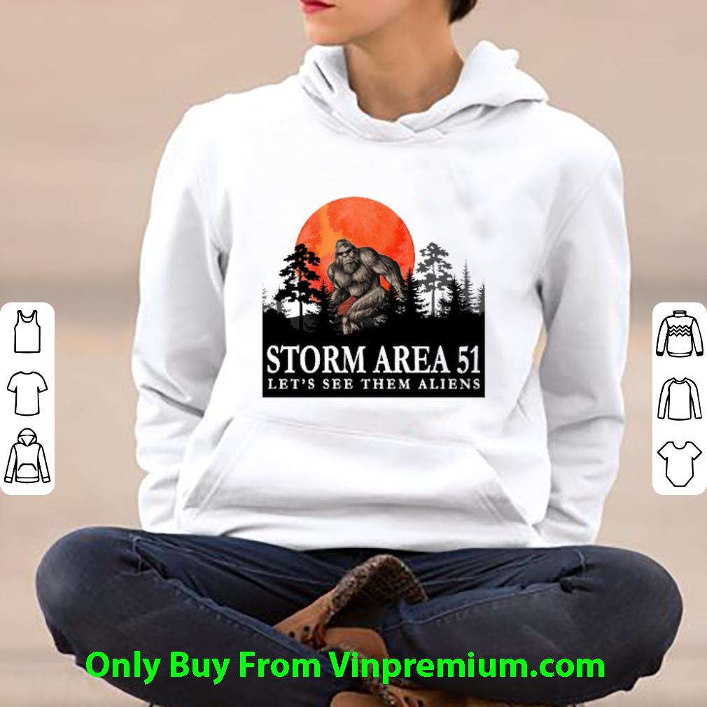 90701c17 official bigfoot storm area 51 let s see them aliens shirt 4 - Official Bigfoot Storm Area 51 Let's See Them Aliens shirt