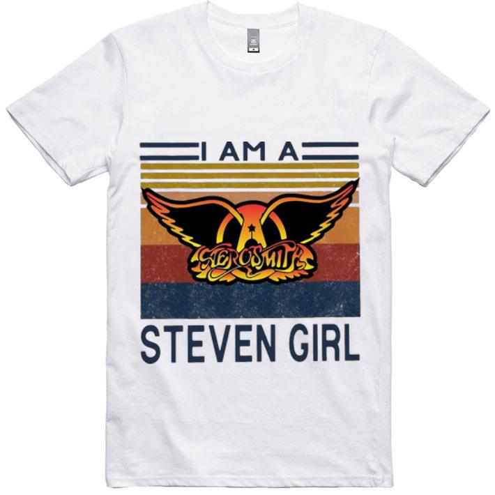Official Vintage Aerosmith I Am A Steven Girl shirt