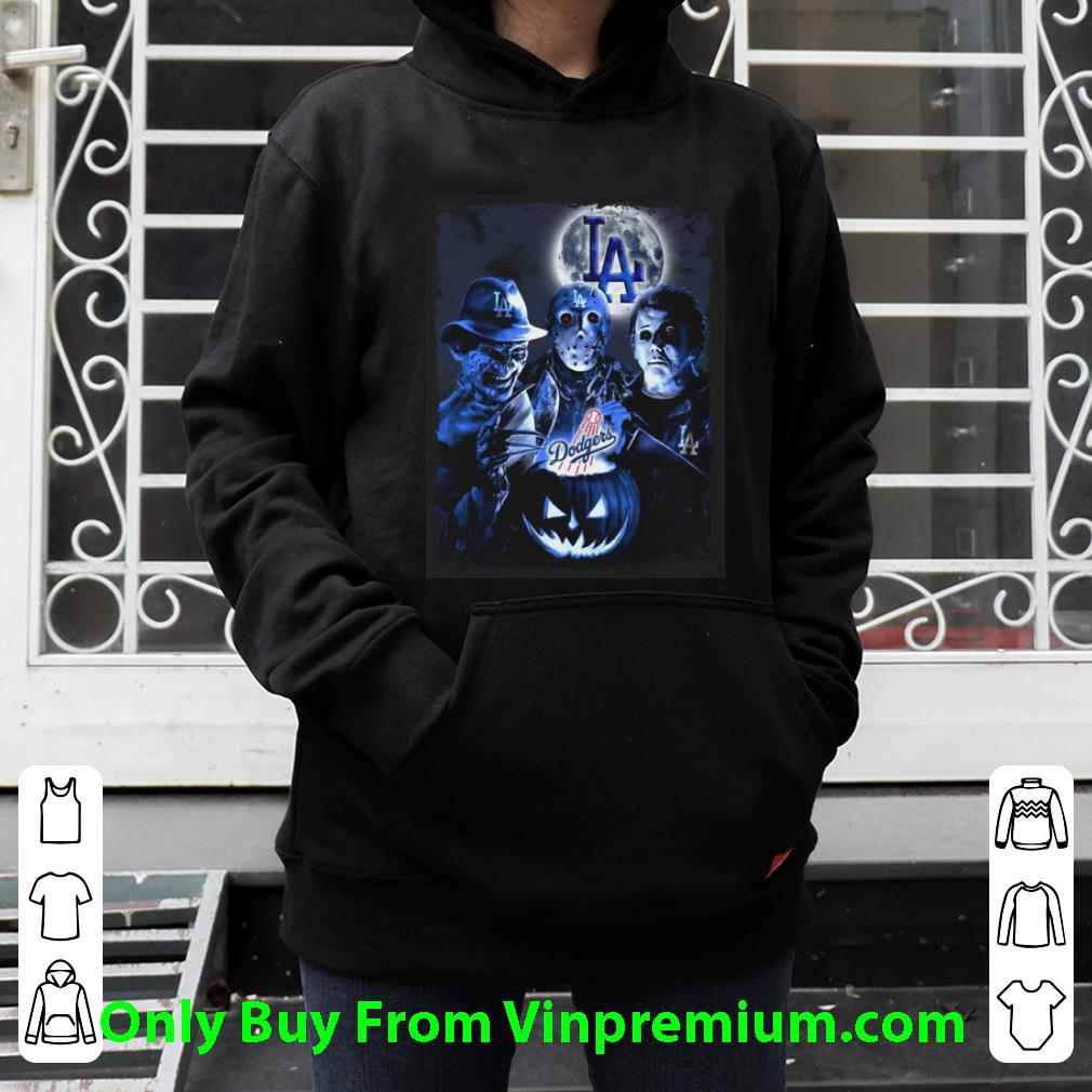 b3ae11d5 premium los angeles dodgers horror film characters shirt 4 - Premium Los Angeles Dodgers Horror Film Characters shirt