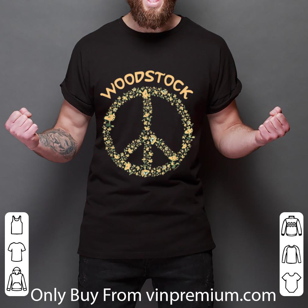 Hot Peanuts Woodstock 50th Anniversary Peace Sign shirt