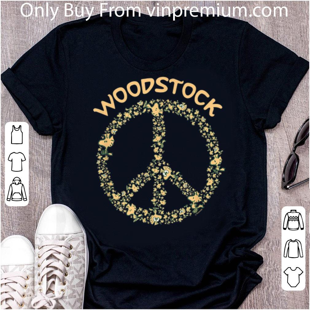 Hot Peanuts Woodstock 50th Anniversary Peace Sign shirt