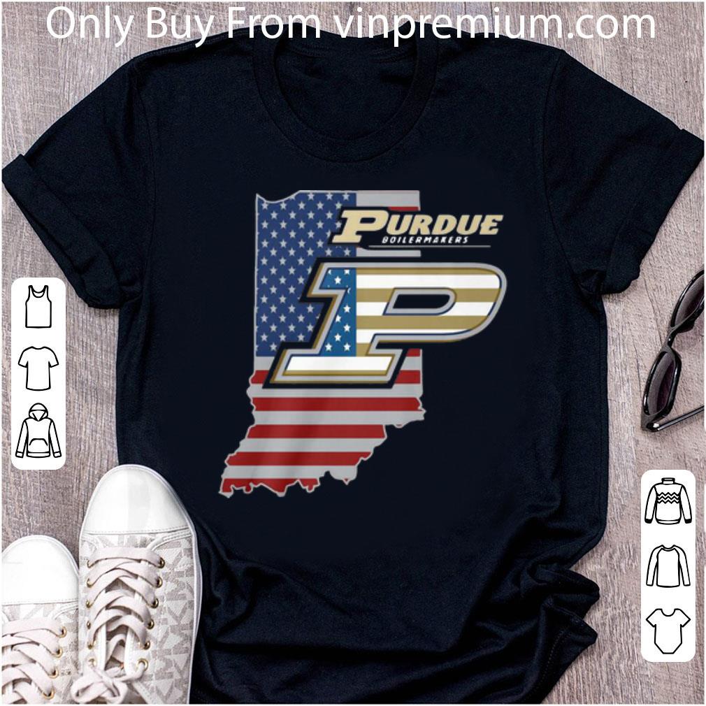 Awesome Purdue Boilermakers American Flag shirt