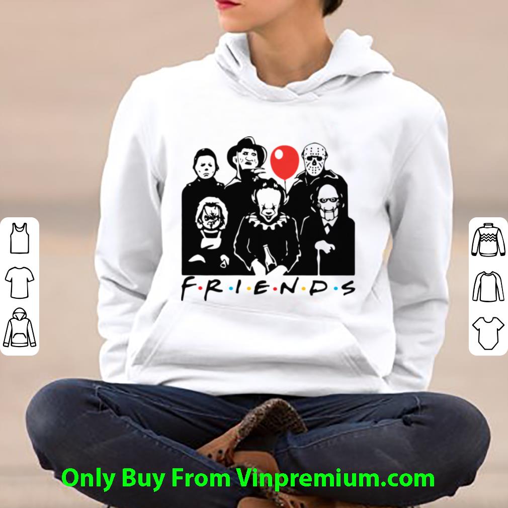 07c94d0e great horror character friends halloween shirt 4 - Great Horror Character Friends Halloween shirt