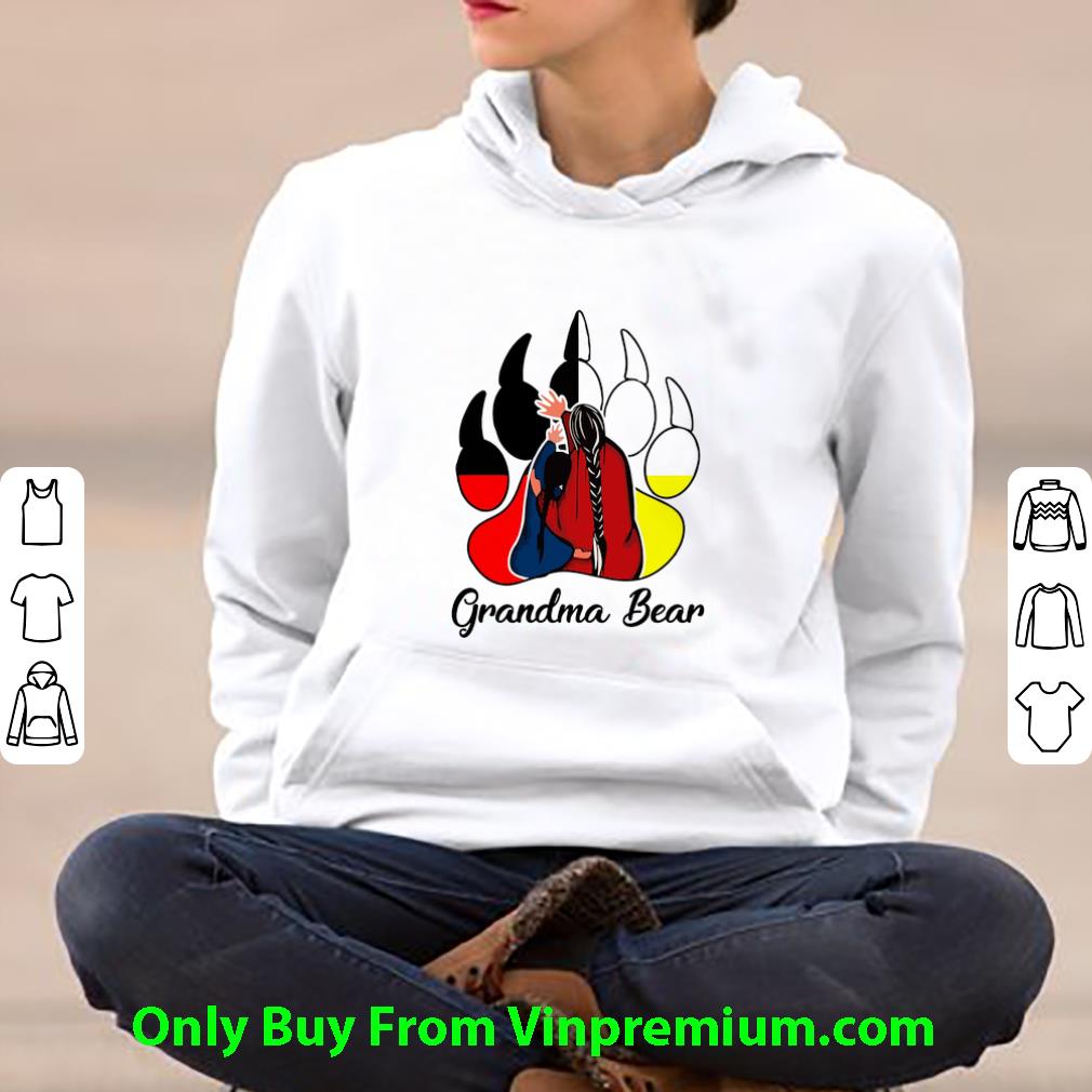 Top Native American Grandma Bear Paw shirt 6591d25b top native american grandma bear paw shirt 4 - Top Native American Grandma Bear Paw shirt